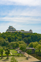 和歌山城と青空