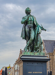 Fototapeta premium Dordrecht, Netherlands - Scheffer monument