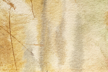 Abstract art background light beige and brown color. Multicolor painting on canvas.