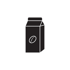 coffee package vector for website symbol icon presentation