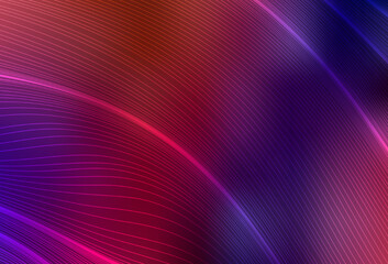 Dark Blue, Red vector blurred bright template.