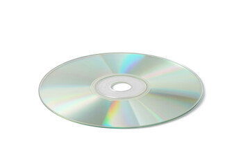 Compact Disc on white background