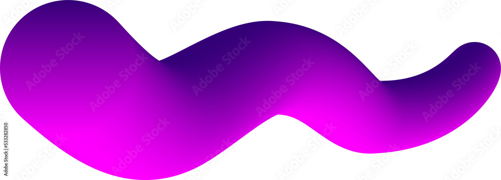 Leinwandbilder Abstract dynamic style fluid lines for design elements