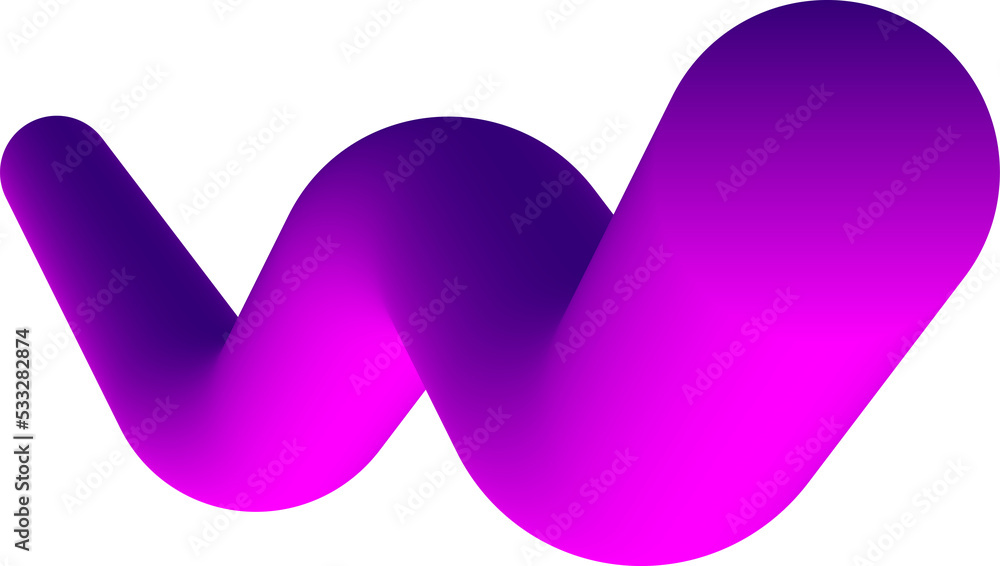 Fototapete abstract dynamic style fluid lines for design elements
