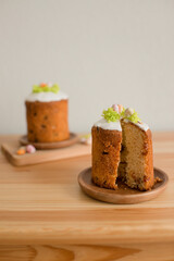 Homemade cakes cake on the table
