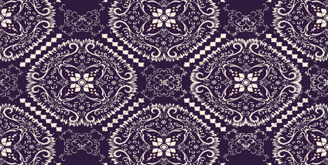 seamless ethnic pattern design.Geometric ethnic oriental ikat pattern traditional Design.ethnic oriental pattern,fabric,embroidery.Mexican pattern.merican pattern.latin african.indian fabric.Mexican