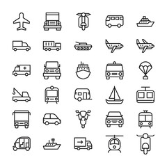 Transport Vector Icons
