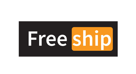 free shipping icon . Vector on white background. File eps