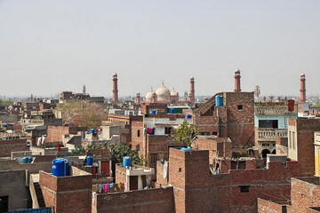The panoramic view of Lahore, Punjab province, Pakistan