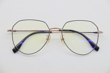 glasses on a book
