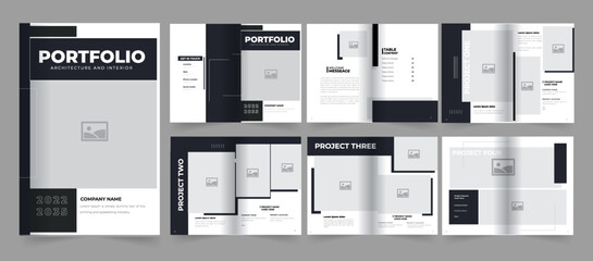 Architecture & Interior Portfolio , professional Architecture Portfolio Template