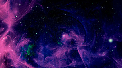 Dreamland background . Starry outer space background texture . Colorful Starry Night Sky Outer Space background. 3D illustration
