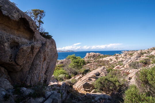 Caprera, panorama versante ovest