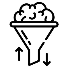 A unique linear icon of network automation