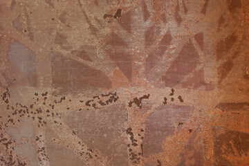 close up of rust steel texture for background 