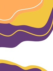 simple soft flat backgrounds and textures with colorful abstract art creations, minimalist portrait poster design with aesthetic shapes. retro psychedelic style and Groovy hippie 90s background