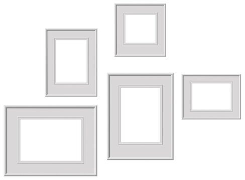 Simple empty frames installation isolated