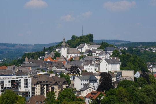 Germany, North Rhine-Westphalia, Arnsberg, Old town houses on Castle Hill