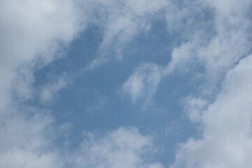 blue sky with clouds