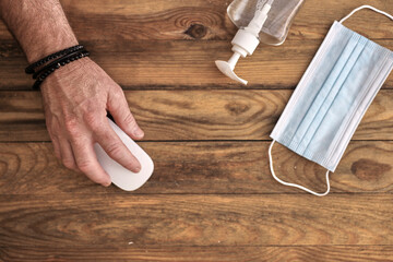 Computer Mouse With Hand