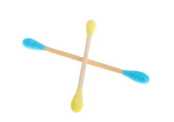 cotton buds isolated