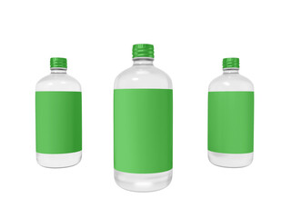 Transparent Pharmaceutical Medicine Syrup Bottle Image