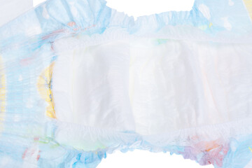 Baby diapers isolated