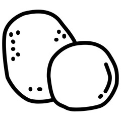 potato vegetable icon