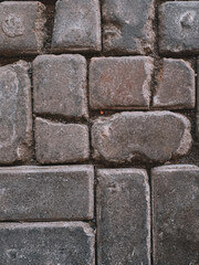 Malang, Indonesia - September 22 2022 :a cracked brick between good bricks
