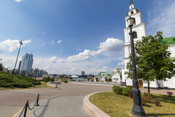 Obraz premium the center of Minsk Belarus