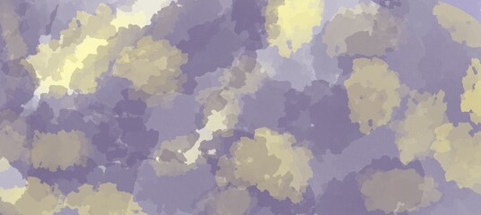 violet yellow watercolor abstraction for wallpaper and poster