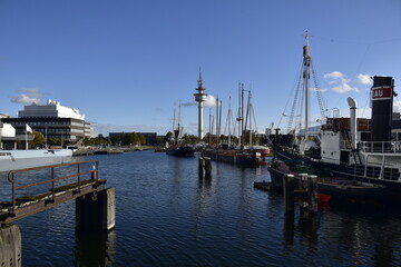 Fototapeta premium Fernsehturm in Bremerhaven