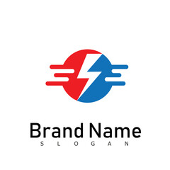 elektric logo design symbol technology