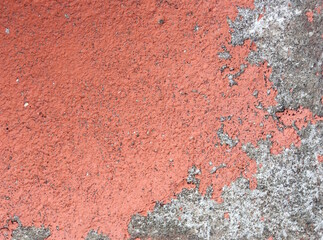 Old wall background - city building decay texture. Urban decline pattern with peeling paint.