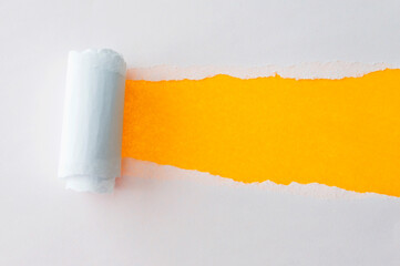 Torn paper with space for your message