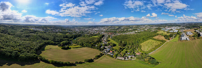 Martfelder Wald Schwelm Drohne Wolken Drohnenfoto