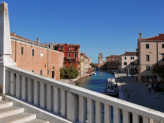 Fototapeta na wymiar scorcio scenico della bellissima città di venezia