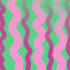 abstraction wave strip pink green background