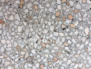 Background surface of terrazzo floor