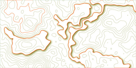 The stylized colorful wavy abstract topographic map contour, lines Pattern background. Topographic map and landscape terrain texture grid. Wavy banner and color geometric form.