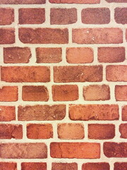 Fototapeta premium Background of red brick wall texture