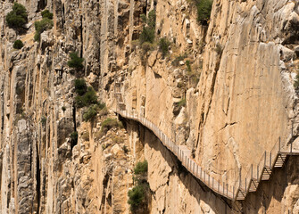 Views of Caminito del Rey, Málaga, Spain
