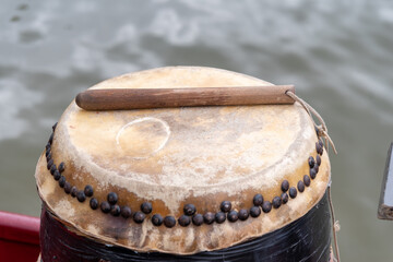 drum on a dragon boat