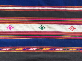 Thai silk fabric pattern background