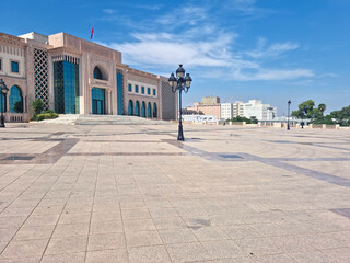 Government building in the Kasbah square in Tunis, Tunisia