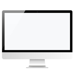 iMac computer mock up - obrazy, fototapety, plakaty