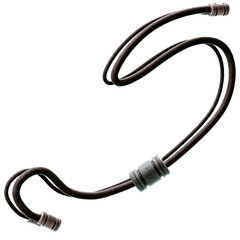 SciFi Cable Wire Illustration with Transparent Background PNG
