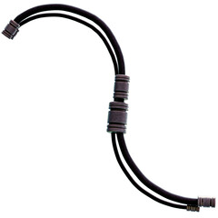 SciFi Cable Wire Illustration with Transparent Background PNG
