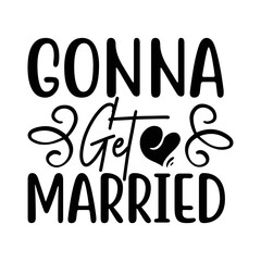 Gonna get married svg