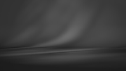 Abstract black empty wall. 3d rendering